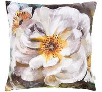 furn. Evans Lichfield Winter Florals English Rose Cushion Cover, White, 43 x 43cm