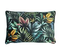 furn. Evans Lichfield Zinara Polyester Filled Cushion, Polyester, Leaves