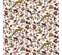 Furn. Exotic Wildlings Multicoloured Tropical Printed Wallpaper Sample