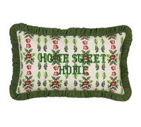 Furn. Feeoni Home Sweet Home Embroidered Cotton Cushion Cover