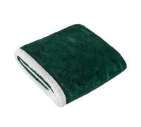 Furn Festive Time Sherpa Fleece Embossed Throw - Emerald - 140cm x 180cm - Emerald - 100% Polyester