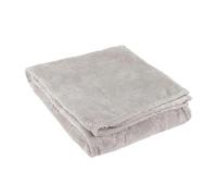 Furn Flannel Fleece Snowflake Soft Throw - Grey - 140cm x 180cm - Grey - 100% Polyester