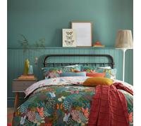 furn Forage Floral Teal Bedding Set - Double