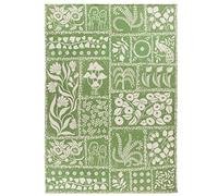 Furn Forage Garden Printed Outdoor/Indoor Rug, Green