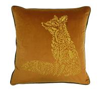 Furn Forest Fauna Fox Cushion Cover - Rust/Mink - 50cm x 50cm - Rust/Mink - 100% Polyester