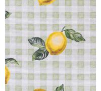 Furn Fruits Lemons Striped Indoor/Outdoor Rug in Green | Size: 120 cm x 170 cm Furn Green 120 cm x 170 cm