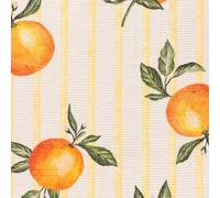 Furn Fruits Oranges Gingham Indoor/Outdoor Rug in Yellow | Size: 120 cm x 170 cm Furn Yellow 120 cm x 170 cm