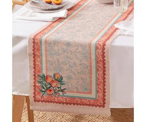 furn. Furn Anemone Peaches Indoor/outdoor Table Runner, Multicoloured, 180 X 35Cm