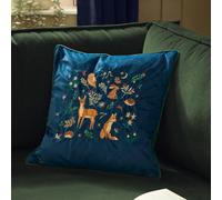furn. Berry Woods Polyester Filled Cushion (Navy - 45x45cm)