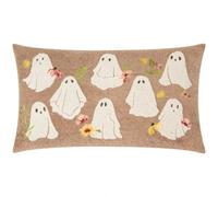 furn. Furn Bootanical Ghost Boucle Rectangular Polyester Filled Cushion, Natural, 30 X 50 Cm