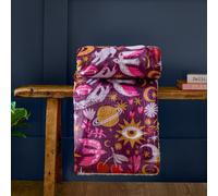 Furn Enchanted Throw – Mystical Celestial Sherpa Fleece Blanket – Pink 130 x 180 cm