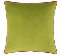 furn. Furn Meridian Velvet Feather Filled Cushion, Green, 45 X 45Cm