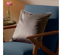 furn. Meridian Polyester Filled Cushion (Charcoal/Dove - 45 x 45cm)