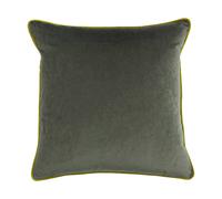 Furn Gemini Double Piped Cushion In Grey Grey 50cm x 50cm