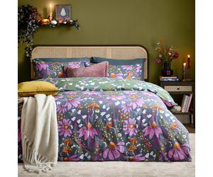 Furn Ghoul Gardens Halloween Reversible Duvet Cover Set
