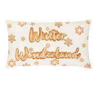 Embroidered Gretel Winter Wonderland Cushion Cover by furn.