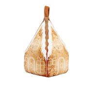 Furn . Gretel Velvet Door Stop In Orange Orange One Size