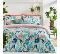 furn. Guava Duvet Cover Set - Multicolour Cotton - Size Double