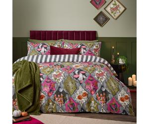 Furn Hallowquin Spooky Reversible Halloween Duvet Cover Set