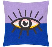 Heya Home All Eyes On You Boucle Cushion Lilac/Blue
