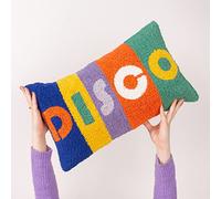 furn. Heya Home Disco Knitted Feather Filled Cushion - Twin Pack