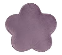 furn. Heya Home Flower Velvet Cushion - Reversible Design, Playful Shape (Lilac - 45x45cm)
