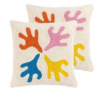 furn. Heya Home Oceana Feather Filled Cushions Twin Pack, Multicolour, 45 x 45cm