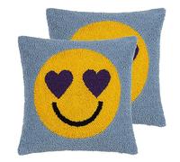 furn. Heya Home Smile Feather Filled Cushions Twin Pack