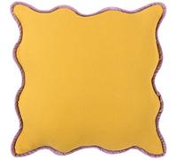 Wiggle Reversible Piped Ready Filled Cushion Heya Home Yellow 45cm x 45cm