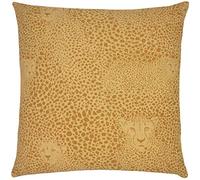 furn. Hidden Cheetah Polyester Filled Cushion, Honey, 50 x 50cm