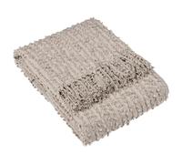 furn. Arvo Woven Tasselled Throw - Modern Woven Texture (Feather - 130 x 180 cm)