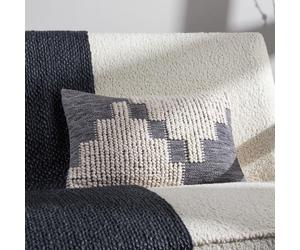 furn. Hoem Himal Woven Knot 100% Cotton Cushion with Polyester Filling - Dusk (30 x 50cm)