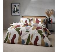 Hoem Meta Abstract Rich Double Duvet Cover Set, Multi