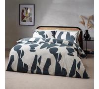 furn. Hoem Meta Cotton Rich Duvet Cover Set, Dusk