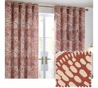 furn. Hoem Nola Abstract Geometric Eyelet Curtains