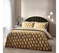 furn. Hoem Zabine Cotton Rich Duvet Cover Set - Super King - Honey