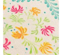 furn. Honeysuckle Placemats - Washable Watercolour Floral Set of 4 Quick Drying Table Mats (Multicoloured - 46x36cm)
