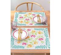 furn. Honeysuckle Set of 4 Table Placemats Natural