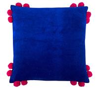 furn. Hoola Polyester Filled Cushion, Cotton, Blue/Pink