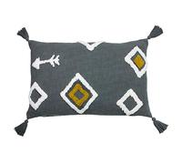 furn. Inka Cushion Cover, Cotton, Charcoal