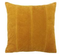 Furn Jagger Cushion Cover – Cotton Ribbed Corduroy Ochre Yellow – 45 x 45 cm (18" x 18")