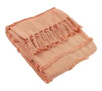 Furn Jakarta Tufted Throw - Blush - One Size - Blush - 100% Cotton