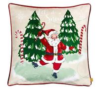 furn. Jolly Santa Let It Snow Cushion Cover