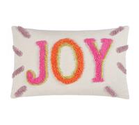 Furn. Joy Multicolour Tufted Indoor Cushion, (L)50Cm X (W)30Cm