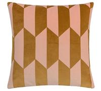 furn. Kalho Feather Filled Cushion, Pink/Ochre, 45 x 45 cm
