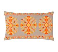 Furn. Kalina Embroidered Feather Rich Cushion