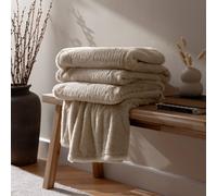 Furn Kallu Double-Sided Faux-Fur Throw In Natural Natural