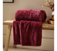 Furn Kallu Double-Sided Plain Faux-Fur Throw | Multiple Colours & Sizes