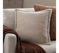 Furn Kallu Reversible Faux Fur Cushion In Natural Natural
