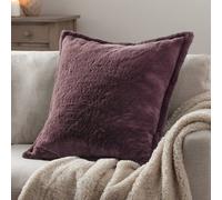 Furn Kallu Reversible Faux Fur Cushion In Purple Purple